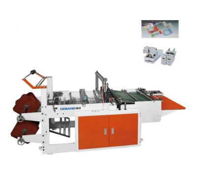 China Garment Shops Wholesale High Quality Heat Cut Seal Bottom Heat Seal Bag Making Machine for sale