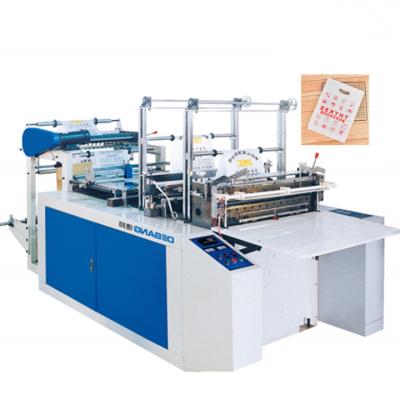 China Garment Shops 4 Line Computer Control Biodegradable Vest Bag Making Plastic Bag Cutting Machine for sale