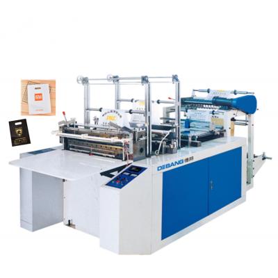 China Garment Shops Factory Price Automatic Handle Carrier Bag Machine Shop Plastic Bag Making Machine for sale