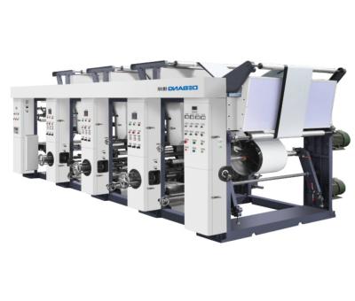 China Garment shops support customization rotogravure gravure printing machine to print roll plastic film for sale