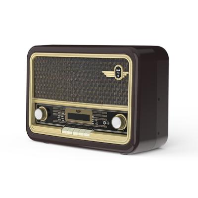 China Multi Band Mini Portable Fm Radio Portable Built-in Promotional Classic Style Factory Stereo Speaker Gift for sale