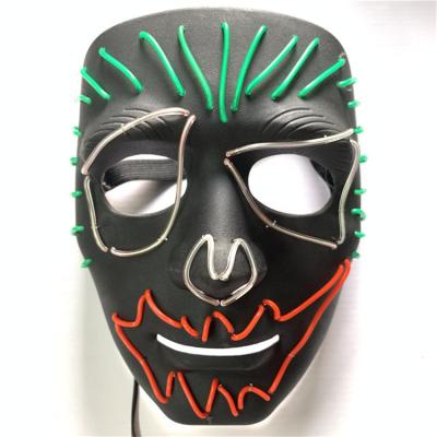 China PP Way Like Mixed Color Led Party Masquerade Mask PVC Halloween Mask For Kids Led Light Mask for sale