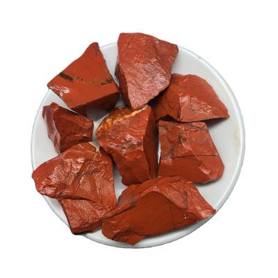 China Wholesale Natural Healing Quartz Crystal Gravel Red Jasper Rough Folk Art Stone for Decoration for sale