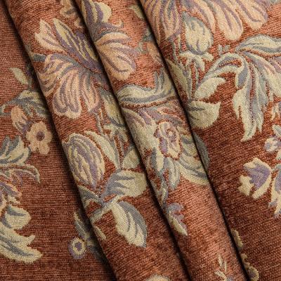 China Jacquard Custom Chenille Flower Pattern Textile Sofa Upholstery Polyester Curtain Material Luxury Home Dyed Chenille Fabric for sale