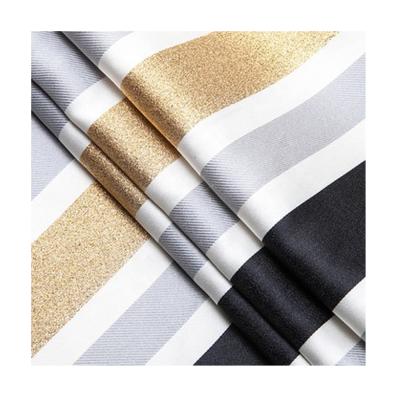 China New Metallic Waterproof Wholesale Textile Designs Clothing Metallic Brocad Fabric Polyester Custom Fabric for sale