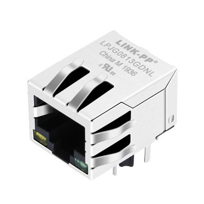 China SOHO\Base-T 7499111121/7499111121A 1000 LAN-on-Motherboard\Hub\Switch Integrated Magnetics Single Port RJ45 Jack Female Connector for sale