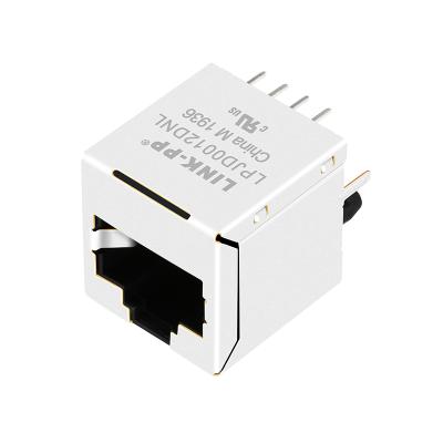 China Ethernet interface MJ303A-8000-21D 1 rj45 connector rj45 base-T 8p8c left vertical vertical jack rj45 without led for sale