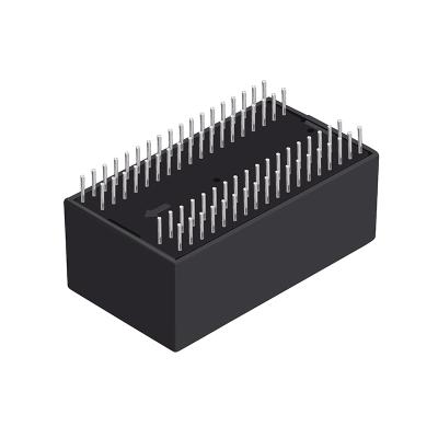 China Quad Port Electronic G4P109LF 1000 BASE-T Discrete Magnetic Transformer Modules for sale