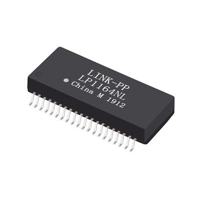 China LP1164NL Ethernet Quad Port 10/100 BASE-T 40 Pin SMD Ethernet Lan Transformer for sale