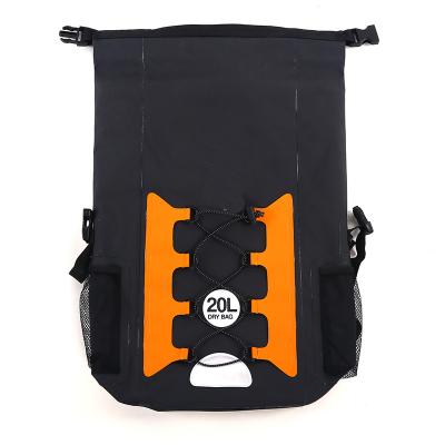 China 500D PVC Tarpaulin Outdoor Waterproof Travel Waterproof Light Weight Cylinder Office Dry Bag for sale