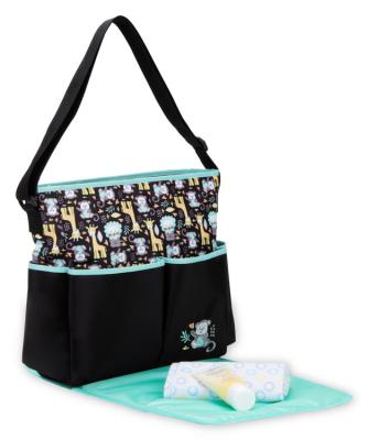 China Waterproof Baby Tote Diaper Bag With Adjustable Shoulder Strap Tote Canvas Eco-Friendly Mum Bag For Mom for sale