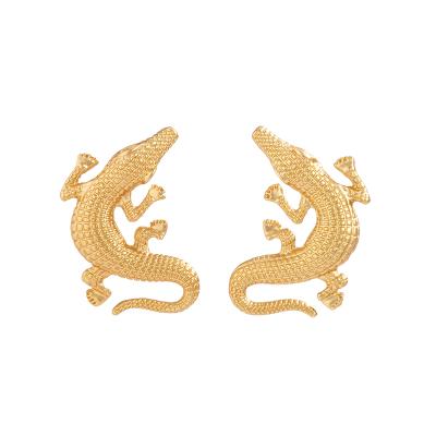 China Other White Gold Female Earrings Funny Animal Snake Hand Made Brand New Earrings 18.9g for sale