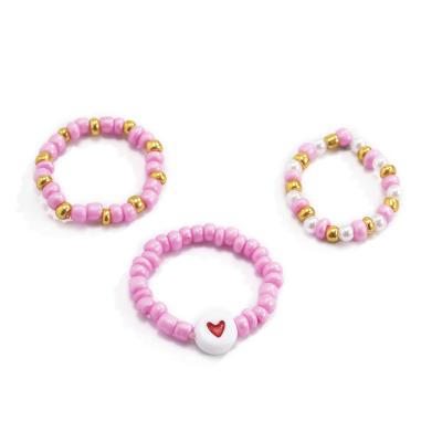 China Other With Pink Heart Hand Decoration Jewelry With Cute Finger Ring Kids Finger Rings Lighter for sale