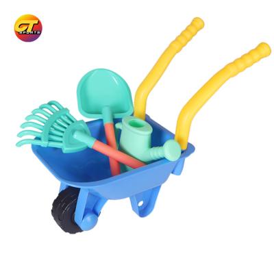 China Outdoor Toys Wholesale Summer Sand Toys Shovel Wheelbarrow Set Beach Toys for sale