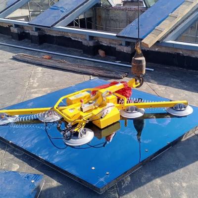 China For 600kg suction cup vacuum lifting glass loading lifter for lifting glass wall curtain wall sheet and panel sheet for sale