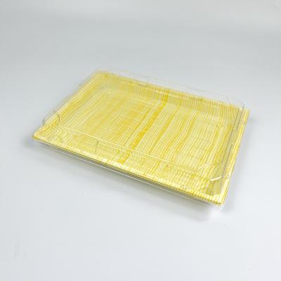 China Eco-Friendly Disposable Containers Sushi Rice Food Meal Packaging Take Out Boxes for sale