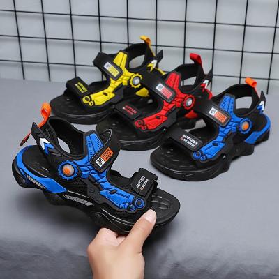 China New Fashion 2022 Summer Trend Fashion Boys Sandals Non-slip Soft Bottom Children's Beach Shoes Boys Shoes Anti-odor Hook Buckle Children Slip Sandals for sale