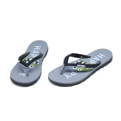 China Fashion Trend Customized Wholesale Hot PVC Strap Men's Flip Flops Logo Outdoor Summer Comfort Sport Flip Flops Beach Sales Casual Slippers Old for sale