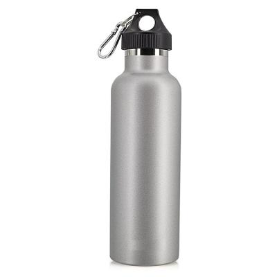 China Double Wall PORTABLE Water Bottle Insulated Stainless Steel Sports Bottle With Handle Cover for sale