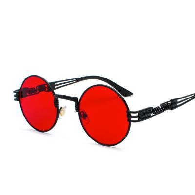 China Fashion Sunglasses Women Men Vintage Sun Glass Round Sun Glass River Small Metal Age Sunglasses 2022 for sale