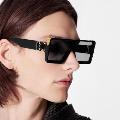 China FRA052 Fashion Rectangle Luxury Rhinestone Millionaire UV400 HD Shade Men Sunglasses 2021 Newest for sale