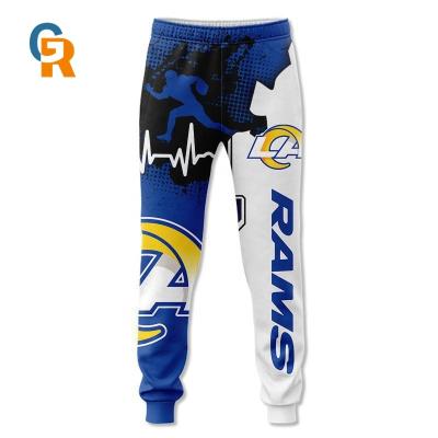 China Custom Anti-wrinkle Full Body 3D Printing Outdoor Sports Jogging Pants Bulk Mens Sweatpants for sale