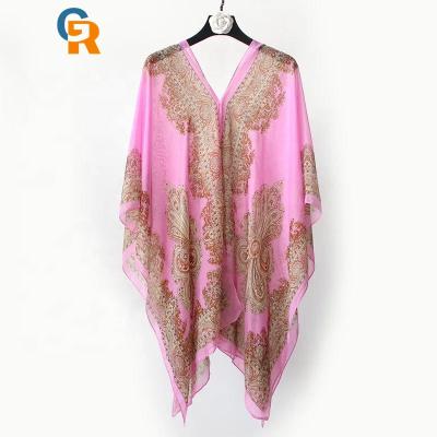 China Newest Summer Scarf Women Beach Sarongs Shawl Ladies Flower Printed Scarf For Malaysia for sale