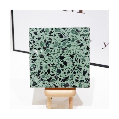 China Modern Terrazzo Slab Colorful Series GM-P-C013 Green Customized Design Wall Flooring Terrazzo Stone Table Terrazzo Countertops for sale