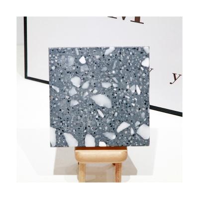 China Modern Factory Price Inorganic Terrazzo Slab Grey Series GM-P-G010 Dark Grey Wall Flooring Terrazzo Stone Table Terrazzo Countertops for sale