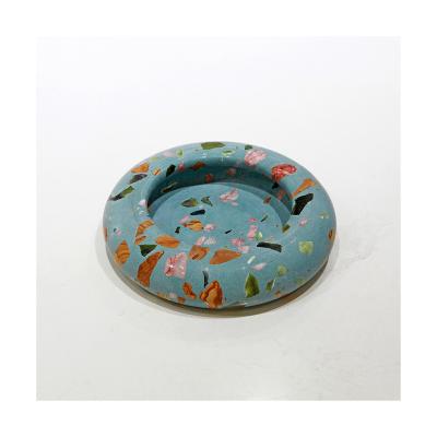 China Art Deco Creative Multiple Styles Terrazzo Ashtray can be Customized Logo Size Color Ashtray Cigar Ashtray GM-O-Y001 for sale