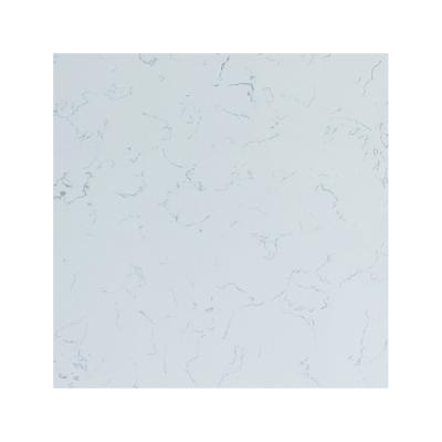 China Scratch/Stain/Heat/Chemical resistant White Color Porcelain Big Slabs Calacatta Quartz Stone For countertops, vanity tops & table tops for sale