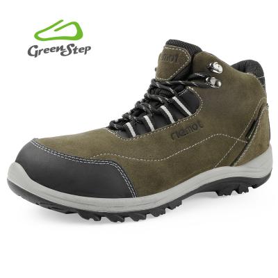 China Wholesale PU Factory Price Green Outdoor Sneakers Trekking Shoes Waterproof Heighten Shoes For Women for sale