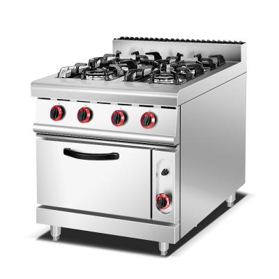 China Traditional LPG/Natual Gas Type Range With 4 Burner Oven for sale