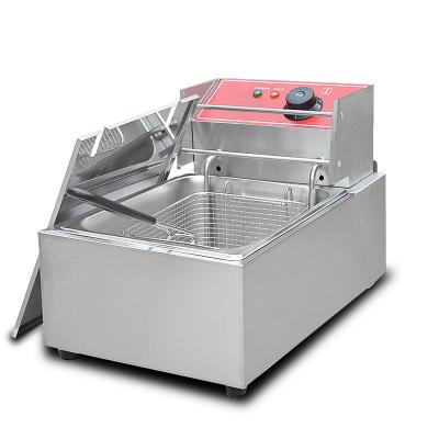 China Restaurant Countertop 1 Tank 1basket Electric Fryer for sale