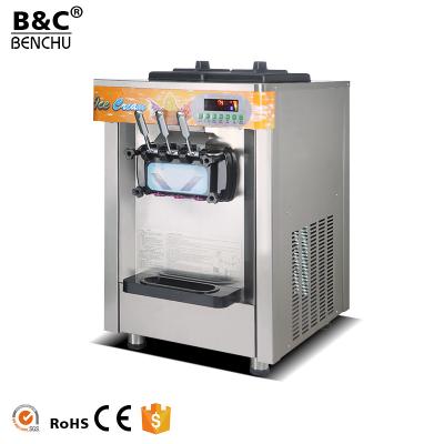 China High Quality Ice Crem CE Stainless Steel Table Top Soft Serve Ice Cream Machine for sale