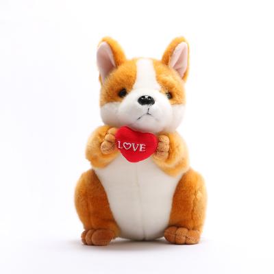 China Plush Love You With Kiss Fox Hug Red Heat Soft South Korean Plush Toy for sale