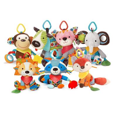 China Develop intelligence baby plush toy teether safety quality soft stuffed toy for sale