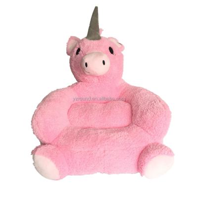 China Anti-Apnea Plush Cushion Functional Sofa Pink Unicorn Stuffed Plush Safe Toy CE Quality CE for sale