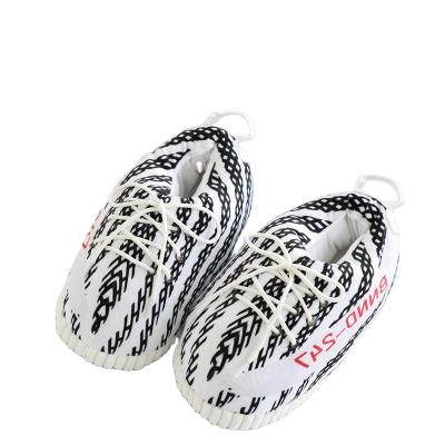 China Custom High Quality Soft Decoration Waist Plush Yeezy Slippers Adult Sneakers for sale