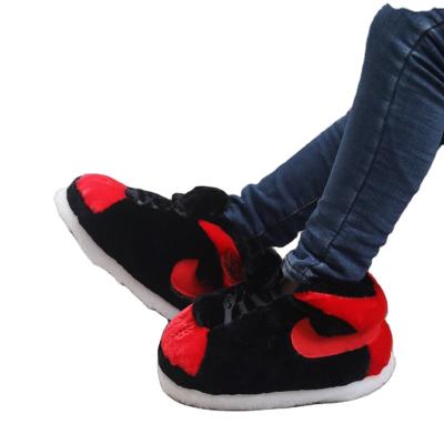 China Low decoration plush moq home slippers 2020 yezzy sneaker slippers for sale