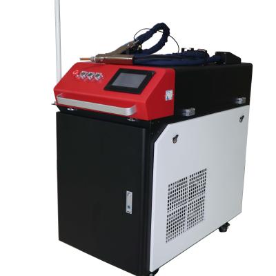 China Building Material Shops 1000W Handheld Fiber Laser Welding Machine With Shimmy Head Laser Machine Battery Industry Welding Welding Machine for sale