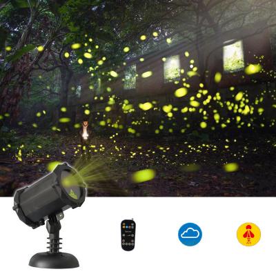 China 2021 Fashionable Laser Firefly Trend Decorative Indoor Outdoor Projector Light Realistic Holiday Activities for sale