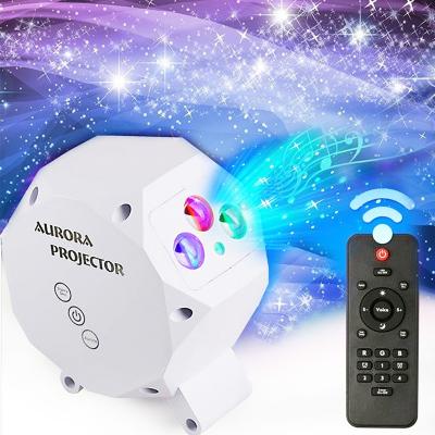 China Room Wholesale Music Speaker LED Nebula Laser Night Light Remote Control Star Projector for sale