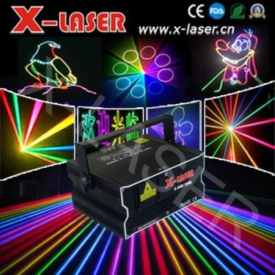 China 1000mw RGB 3D animation projector effect bar laser light/Dj nightclub bar stage lighting X-RGB 710M for sale