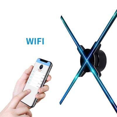 China Indoor Hologram 3D Image Display Fan With Wifi Remote Control For Advertising Show for sale