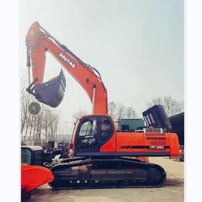 China Construction Material Stores Excavator 38 Ton Efficient Excavator Earth Moving Equipment Price Douyao DX380 Affordable Crawler for sale