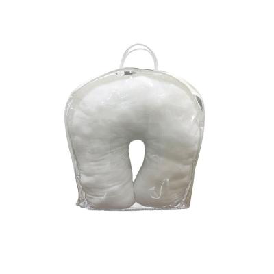 China Factory Wholesale Custom Recyclable Irregular U Shape Pillow Bag With Zipper for sale