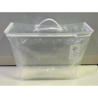 China Fast Delivery Recyclable Clear PVC Vinyl Solid Yarn Frame Quilt Bag For Factory Direct Sale In Low Price for sale