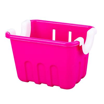 China Wholesale Center Concave Removable Concave Plastic Bicycle Basket Accessory Carrier Manufacturers Kids Bike Basket Front With Great Price for sale