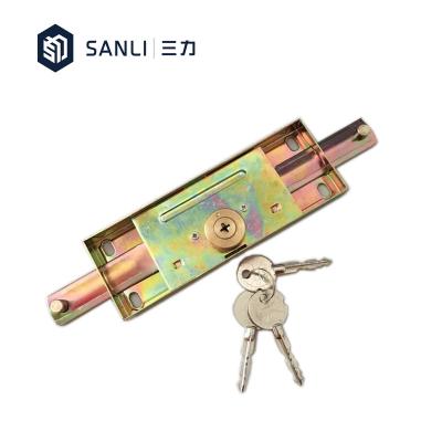 China SL208 Steel Cylinder Cross Key Door Rolling Shutter Brass Lockset for sale